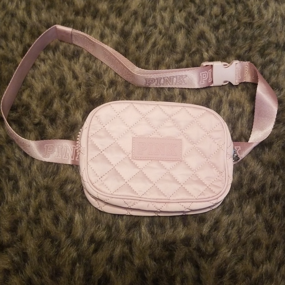 PINK Quilted Fanny Pack NWOT